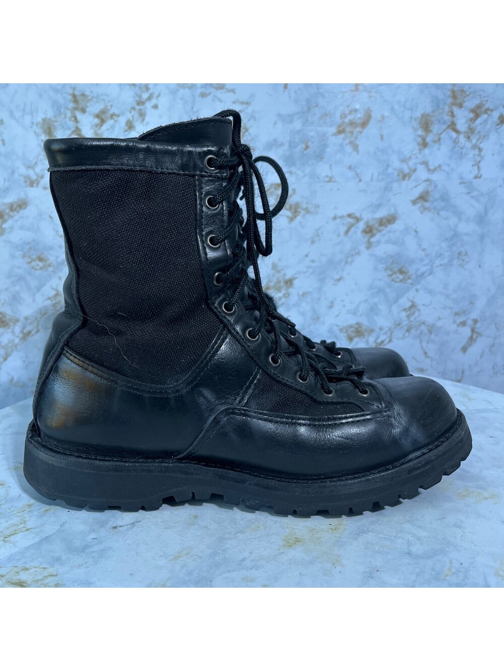 Danner Acadia 8" Mens Size 9.5 Shoes Black Leather Gore-Tex Vibram Tactical Boot